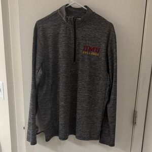 Russell Athletic Gray Heather Quarter-Zip Pullover